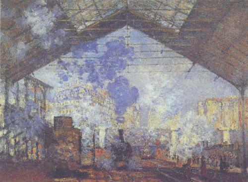 Claude Monet La Gare of St. Lazare Sweden oil painting art
